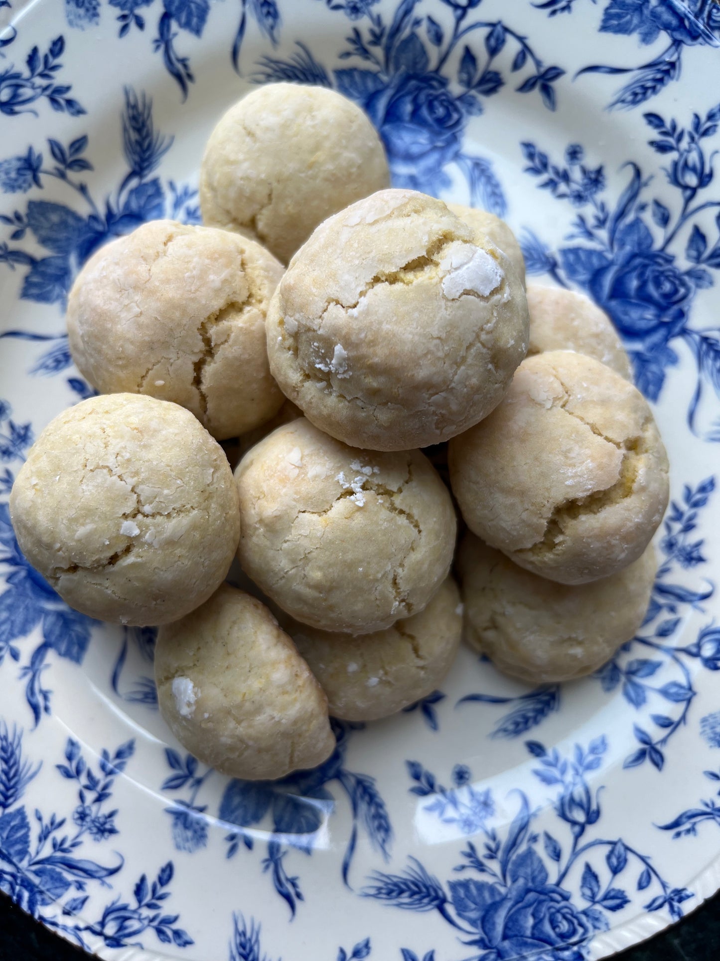 Biscotti Al Limon (Lemon Crinkle Biscuits)